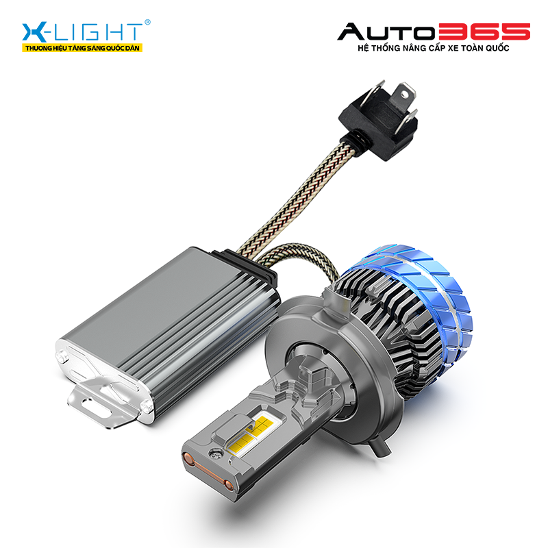 BÓNG LED NAOEVO S8 PRO - NHIỆT MÀU 4300K - CHÂN H4